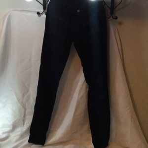 Black corduroy pants
